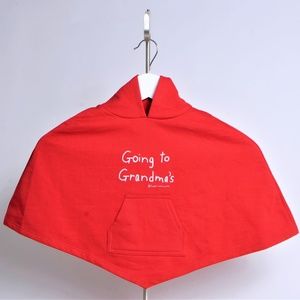 **Girls Poncho** "Going to Grandma's" 1T